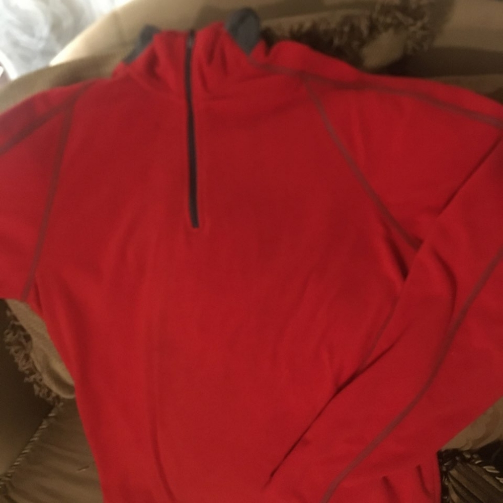 Half zip fleece full over